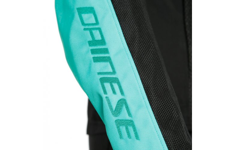 DAINESE RIBELLE AIR LADY Υφασμάτινο Μπουφάν Black / Acqua Green