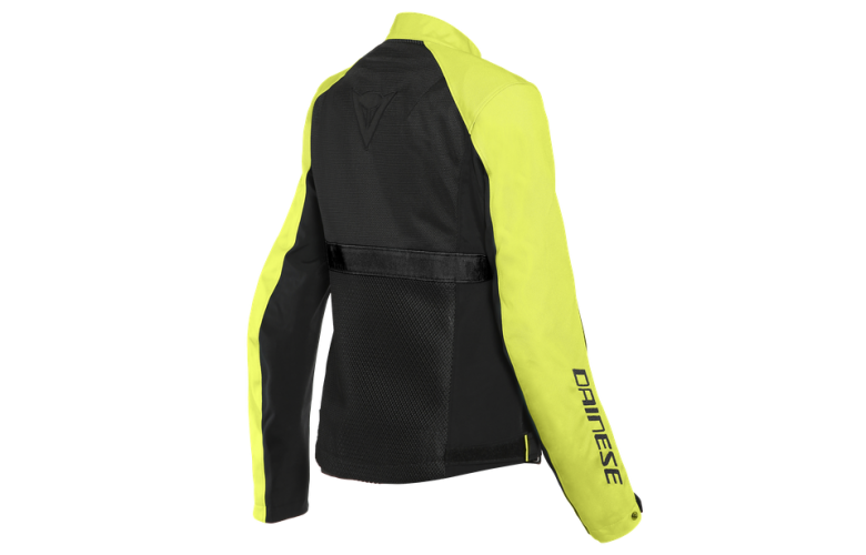 DAINESE RIBELLE AIR LADY Υφασμάτινο Μπουφάν Black / Black Fluo Yellow