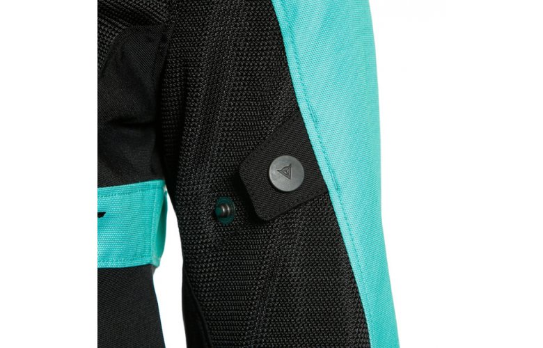 DAINESE RIBELLE AIR LADY Υφασμάτινο Μπουφάν Black / Acqua Green