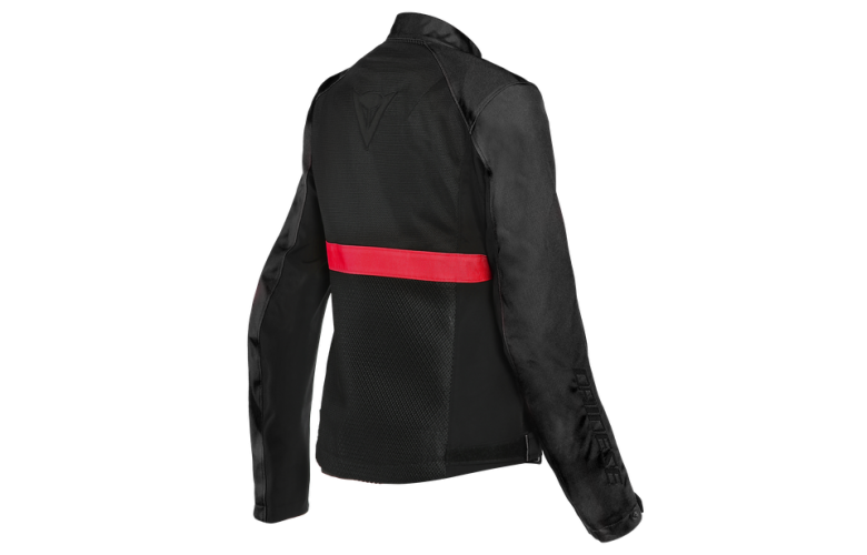 DAINESE RIBELLE AIR LADY Υφασμάτινο Μπουφάν Black / Lava Red