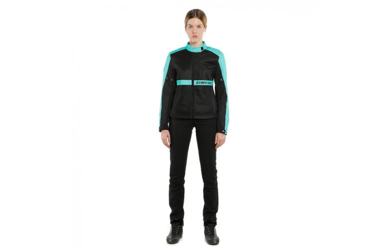 DAINESE RIBELLE AIR LADY Υφασμάτινο Μπουφάν Black / Acqua Green