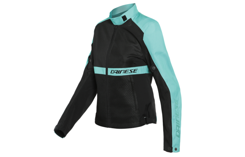 DAINESE RIBELLE AIR LADY Υφασμάτινο Μπουφάν Black / Acqua Green