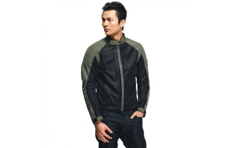 DAINESE SEVILLA AIR TEX Καλοκαιρινό Μπουφάν Μαύρο / Χακί