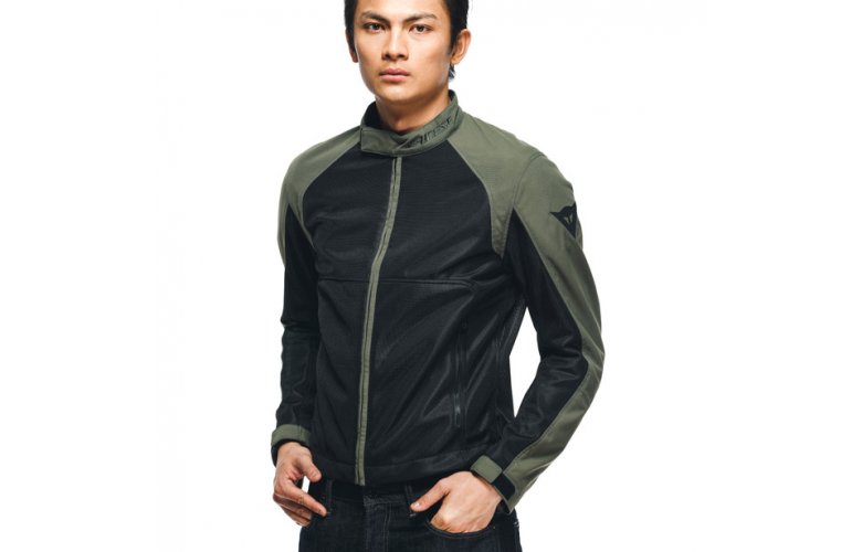 DAINESE SEVILLA AIR TEX Καλοκαιρινό Μπουφάν Μαύρο / Χακί