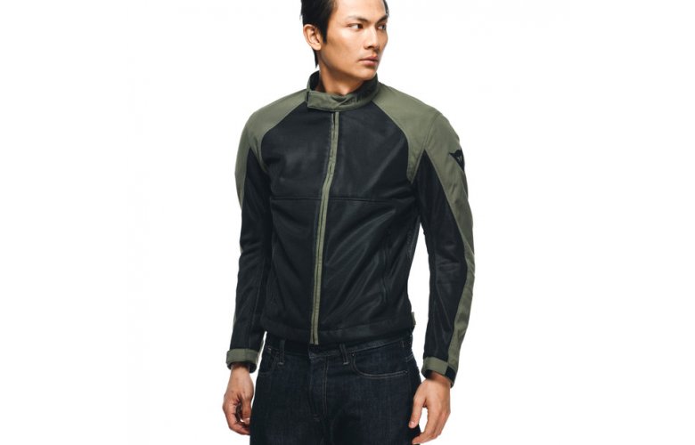 DAINESE SEVILLA AIR TEX Καλοκαιρινό Μπουφάν Μαύρο / Χακί