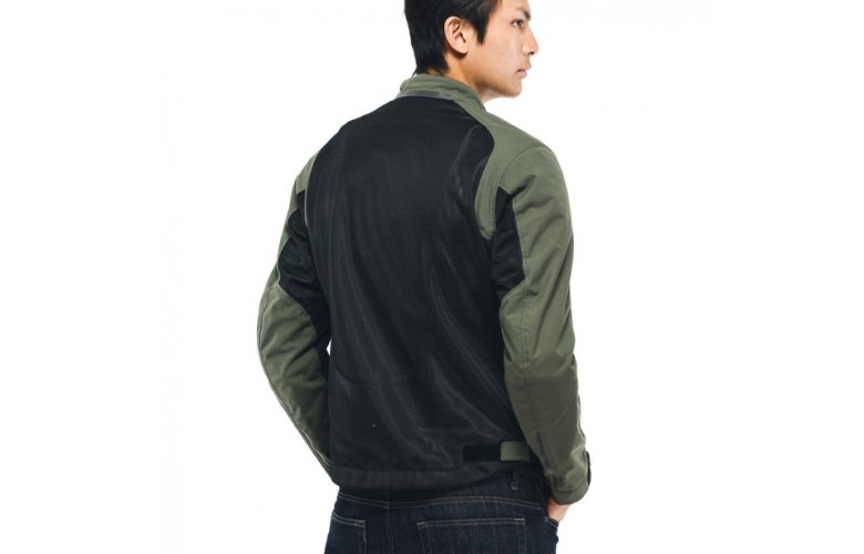 DAINESE SEVILLA AIR TEX Καλοκαιρινό Μπουφάν Μαύρο / Χακί