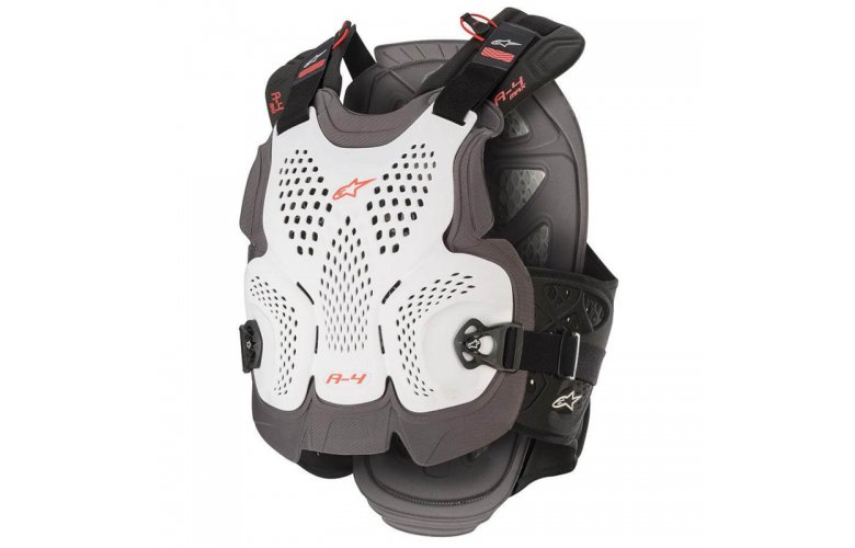 ΠΡΟΣΤΑΤΕΥΤΙΚΟΣ ΘΩΡΑΚΑΣ ALPINESTARS A-4 MAX ΛΕΥΚΟ/ΜΑΥΡΟ/ΚΟΚΚΙΝΟ