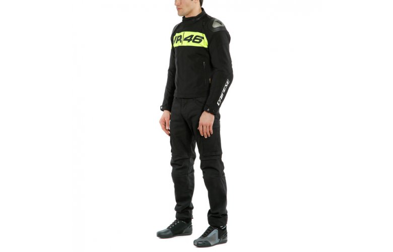 DAINESE VR46 Podium D-DRY ΜΠΟΥΦΑΝ Black / Fluo Yellow