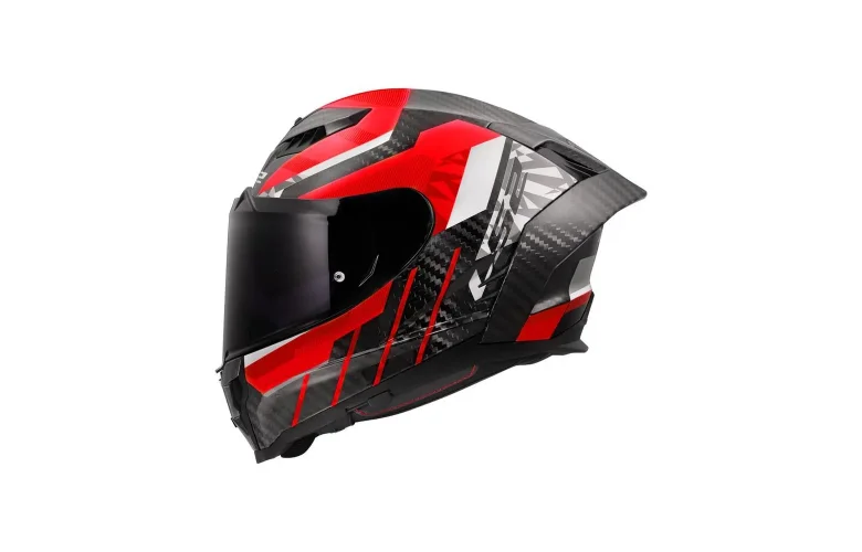 ΚΡΑΝΟΣ LS2 FF807 DRAGON TRAX GLOSS CARBON/RED
