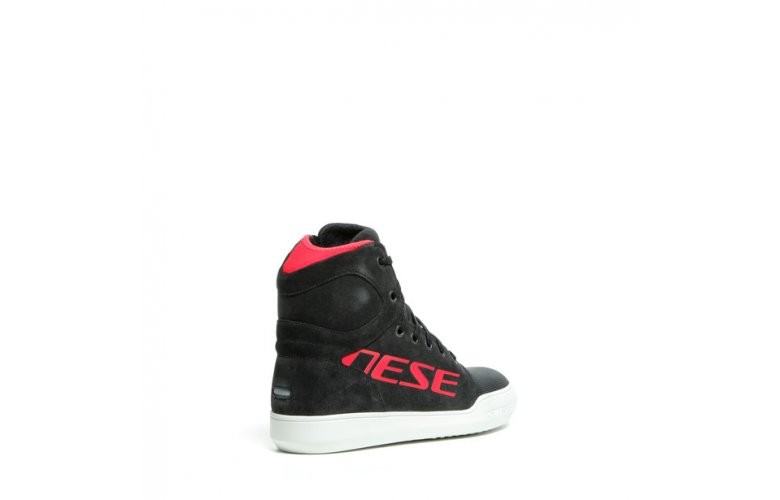 DAINESE YORK Γυναικεία Αδιάβροχα Μποτάκια LADY D-WP SHOES Dark Carbon / Red
