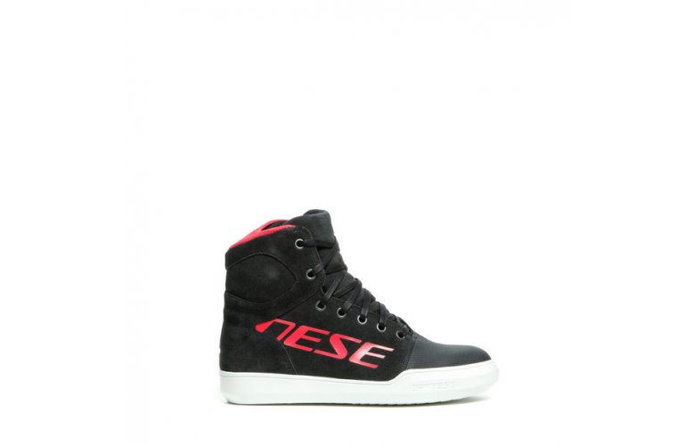 DAINESE YORK Γυναικεία Αδιάβροχα Μποτάκια LADY D-WP SHOES Dark Carbon / Red