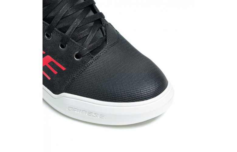 DAINESE YORK Γυναικεία Αδιάβροχα Μποτάκια LADY D-WP SHOES Dark Carbon / Red