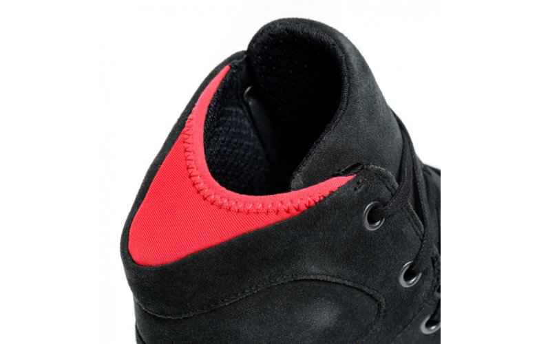 DAINESE YORK Γυναικεία Αδιάβροχα Μποτάκια LADY D-WP SHOES Dark Carbon / Red