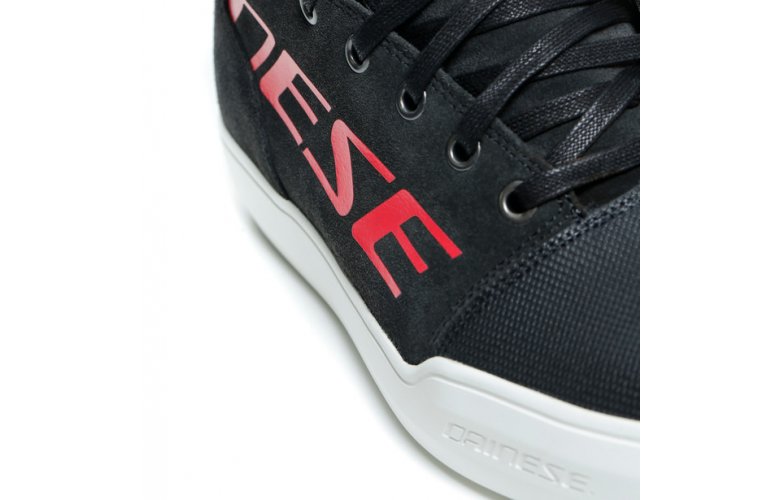 DAINESE YORK Γυναικεία Αδιάβροχα Μποτάκια LADY D-WP SHOES Dark Carbon / Red