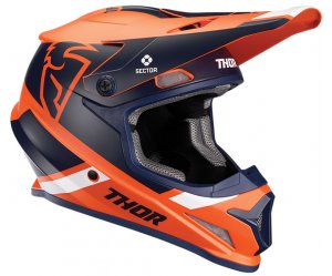 ΚΡΑΝΟΣ THOR MX SECTOR SPLIT ORANGE/NAVY MIPS