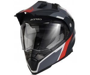 Κράνος Acerbis Flip FS-606 γκρι/κόκκινο