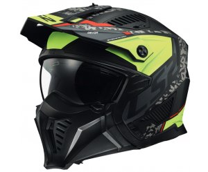 ΚΡΑΝΟΣ LS2 DRIFTER OF606 DEVOR MATT BLACK H-V YELLOW