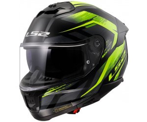 ΚΡΑΝΟΣ LS2 STREAM II FF808 FURY BLACK HI-VIS YELLOW