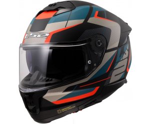 ΚΡΑΝΟΣ LS2 STREAM II FF808 ROAD MATT BLACK BLUE