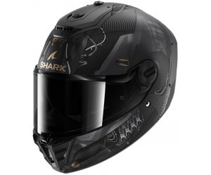 ΚΡΑΝΟΣ SHARK SPARTAN RS CARBON XBOT MAT BLACK/ANTHRACITE/CARBON MAT