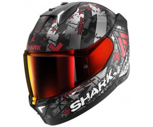 ΚΡΑΝΟΣ SHARK SKWAL I3 HELLCAT MAT BLACK / CHROME / RED