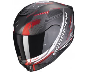 ΚΡΑΝΟΣ SCORPION EXO-391 HAUT MAT BLACK SILVER RED