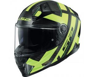 ΚΡΑΝΟΣ LS2 FF811 VECTOR II CARBON STRONG YELLOW