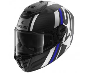 Κράνος Shark Spartan RS Carbon Shawn Mat Μαύρο/Λευκό/Μπλε