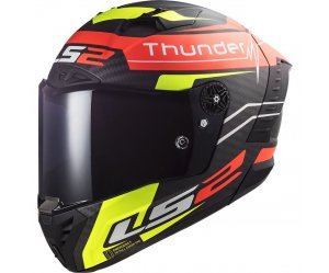 ΚΡΑΝΟΣ LS2 FF 805 THUNDER ATTACK MATT RED HI-VIS YELLOW