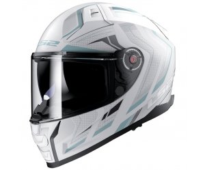 ΚΡΑΝΟΣ LS2 FF811 VECTOR II ALIZER MATT WHITE SILVER