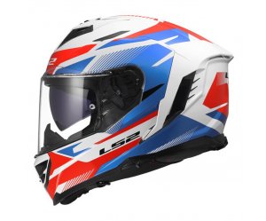 ΚΡΑΝΟΣ LS2 FF818 STORM III  KOMAI WHITE/BLUE/RED