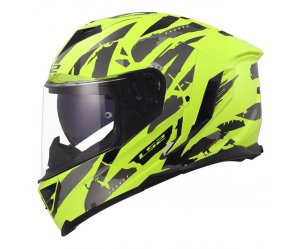 ΚΡΑΝΟΣ LS2 FF818 STORM III KAOS H‑V YELLOW
