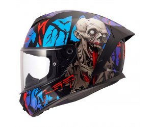 ΚΡΑΝΟΣ LS2 FF820 RAPID III ECE 22.06 ZOMBIE II BLACK/RED/BLUE