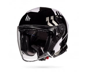 Κράνος MT Thunder 3 SV Jet Venus άσπρο/γκρι pearl gloss