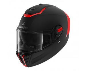 Κράνος Shark Spartan RS Blank Μαύρο/Κόκκινο