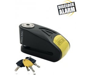 Κλειδαριά δισκόφρενου Auvray B-Lock 14mm Alarm Black / Yellow