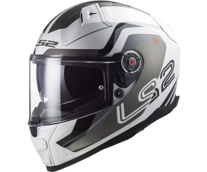 ΚΡΑΝΟΣ LS2 FF811 VECTOR II METRIC WHITE TITANIUM SILVER