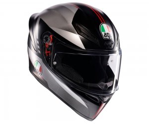 ΚΡΑΝΟΣ AGV K1 S E2206 LAP MATT BLACK/GREY/RED