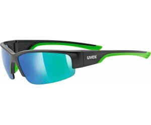 ΓΥΑΛΙΑ ΗΛΙΟΥ UVEX SPORTSTYLE 215 BLACK MATT GREEN/GREEN