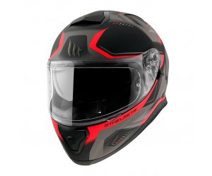 Κράνος MT Thunder 3 SV Turbine C5 ματ μαύρο/κόκκινο