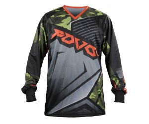 Μπλούζα MX Fovos Atlas II Black/Orange