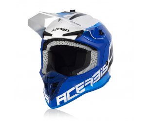Κράνος Acerbis Linear 24473.232 άσπρο/μπλε