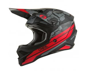 Κράνος Oneal 3SRS Camo V.22 μαύρο/κόκκινο