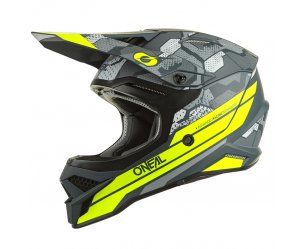 Κράνος Oneal 3SRS Camo V.22 γκρι/neon κίτρινο