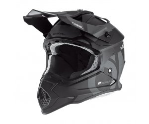 Κράνος ONeal 2SRS Slick μαύρο/γκρι