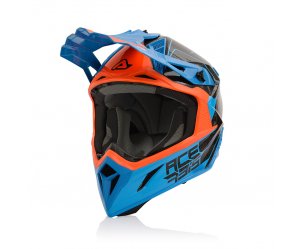 Κράνος Acerbis Steel Carbon 23424.204 πορτοκαλί/μπλε