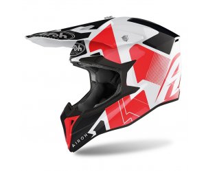 Κράνος Airoh Wraap Raze κόκκινο gloss