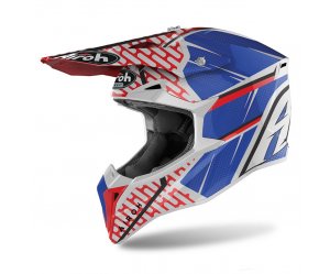 Κράνος Airoh Wraap Idol κόκκινο/μπλε gloss