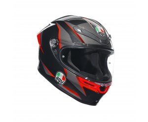Κράνος AGV K6S E2206 Slashcut  Black/Grey/Red