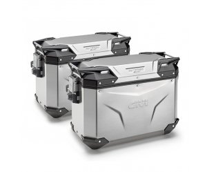 Βαλίτσες πλαϊνές Ζεύγος 37 λίτρα OBKE37APACK2 trekker monokey αλουμίνιο GIVI